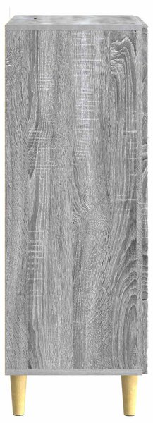 VidaXL Széf Szürke Sonoma 66 x 34,5 x 95 cm Szerelt Fa