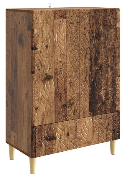 VidaXL Széf Antik Fa 66 x 34,5 x 95 cm Szerelt Fa