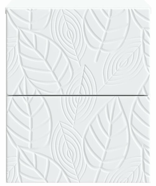 VidaXL Fali éjjeli szekrény 2 pcs Fehér 34,5 x 33 x 40 cm Szerelt Fa
