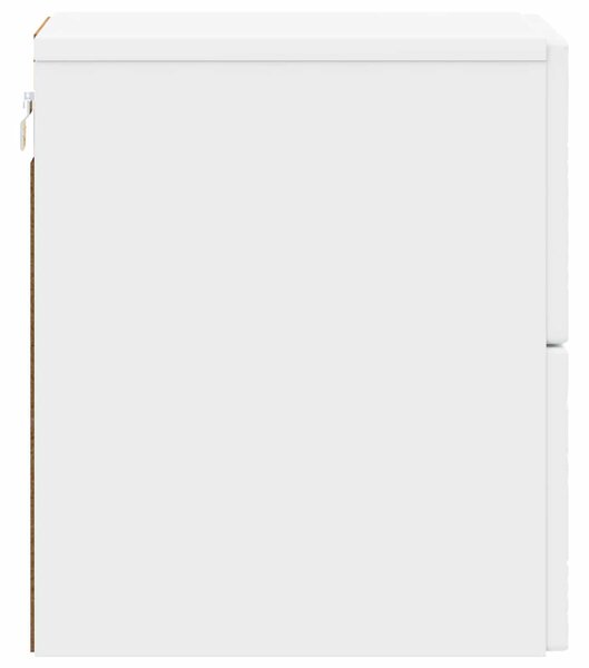 VidaXL Fali éjjeli szekrény 2 pcs Fehér 34,5 x 33 x 40 cm Szerelt Fa