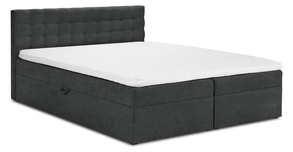 Jade sötétszürke kétszemélyes ágy, 180 x 200 cm - Mazzini Beds