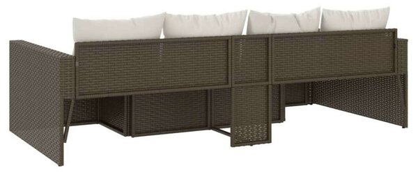 VidaXL Polyrattan Kerti Ülőgarnitúra - 2 részes