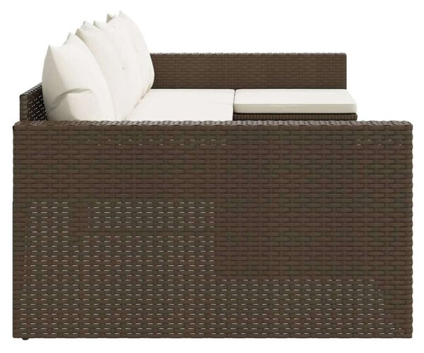 VidaXL Polyrattan Kerti Ülőgarnitúra - 2 részes