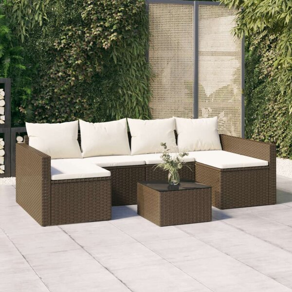 VidaXL Polyrattan Kerti Ülőgarnitúra - 2 részes