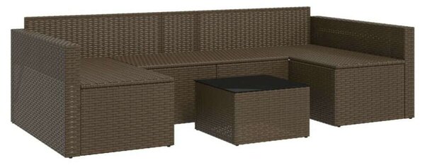 VidaXL Polyrattan Kerti Ülőgarnitúra - 2 részes