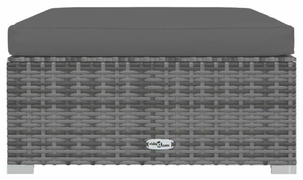 VidaXL Polyrattan Kerti Ülőgarnitúra - 10 részes - Szürke