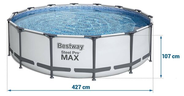 Bestway Bonaire Superior Fémvázas medence, kiegészítőkkel 107x427cm (FFA668)