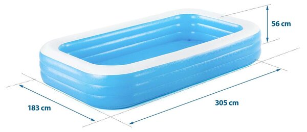 Bestway felfújható családi Medence 305x183x56cm (54009)