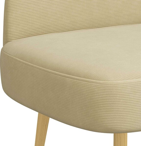 VidaXL Kárpitozott pad háttámlával Világosszürke 110 x 60 x 76 cm