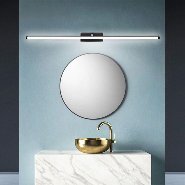 LED FÜRDŐSZOBA LÁMPA TÜKÖR fölötti 20W 100cm APP375-1W black