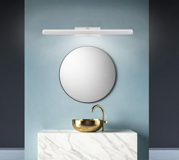 LED FÜRDŐLÁMPA TÜKÖR fölött Rea 12W 50CM APP374-1W white