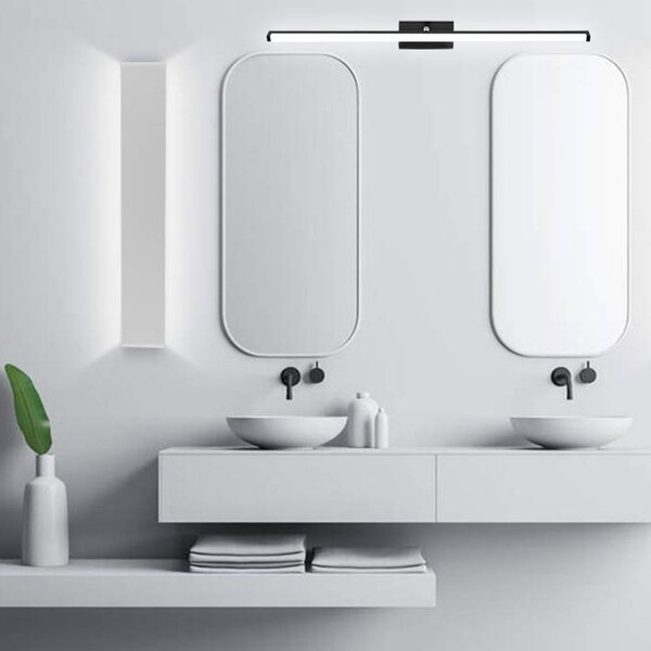 LED FÜRDŐSZOBA LÁMPA TÜKÖR fölötti 20W 100cm APP375-1W black