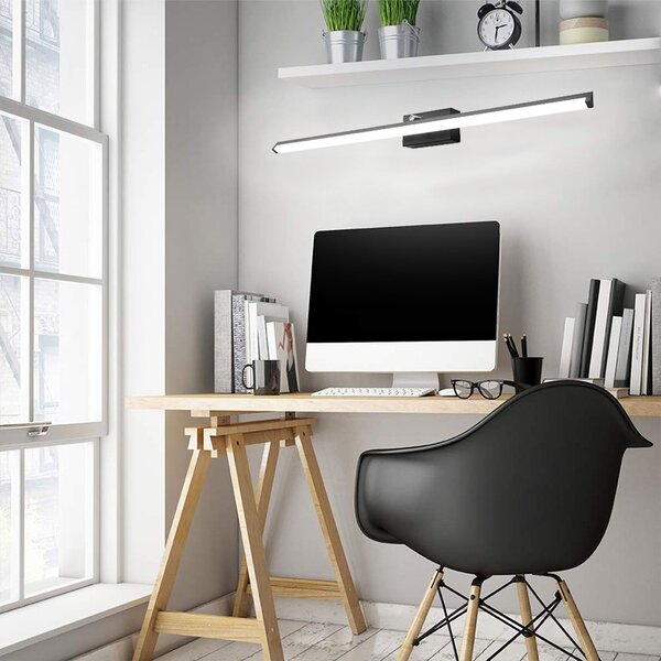 LED FÜRDŐSZOBA LÁMPA TÜKÖR fölötti 20W 100cm APP375-1W black