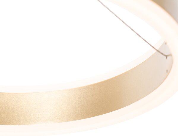 Lógólámpa sárgaréz 30 cm LED-del, 3 fokozatban szabályozható - Lyani