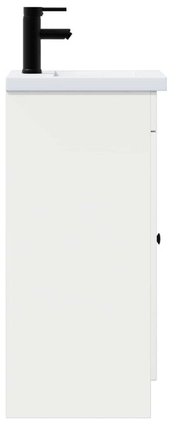 VidaXL Fürdőszobai pult mosdóval Fehér 42 x 40 x 84,5 cm Szerelt Fa