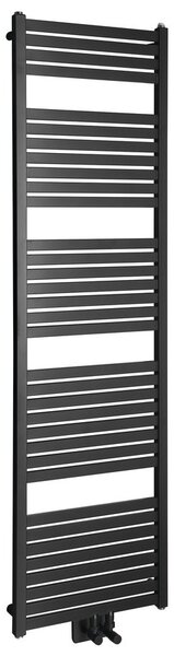 Aqualine, TONDI fűtőelem 450x1690 mm, központi csatlakozás, fekete matt, DT446T