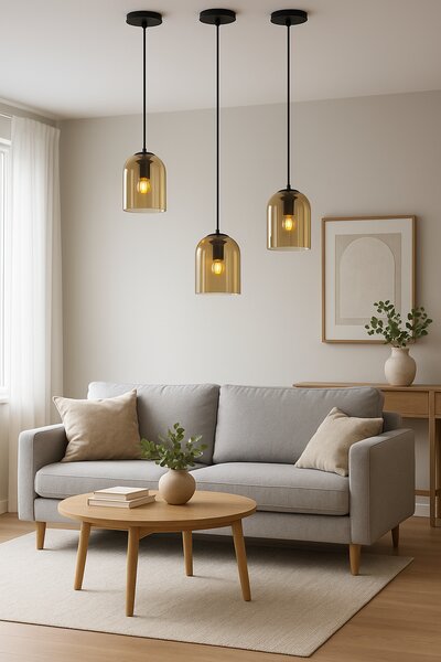 Függőlámpa APP1704-1PC Amber