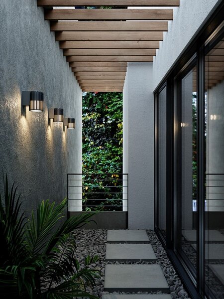 Nordlux modern skandináv kültéri fali lámpa aludra fekete nor2118011203 IP54