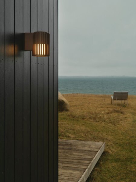 Nordlux modern skandináv kültéri fali lámpa aludra barna nor2118011261 IP54