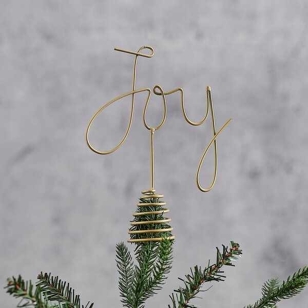 Karácsonyi dísz GOLD JOY 21 cm, arany