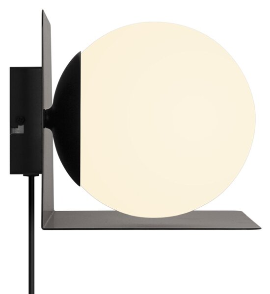 Nordlux modern fali lámpa lilibeth fehér fekete nor2312931003