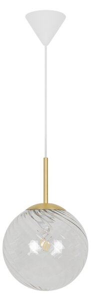 Nordlux modern függeszték chisell sárgaréz átlátszó nor2312073035