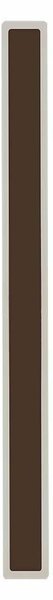 V-TAC 17W Corten barna fali lámpa, IP65, meleg fehér, 125 Lm/W - SKU 6828