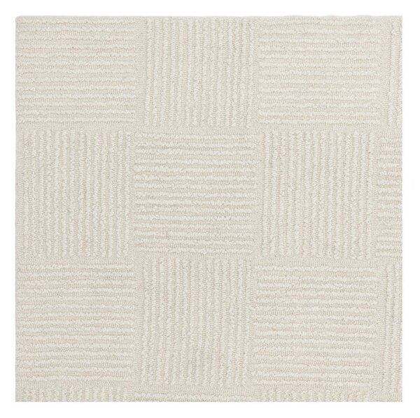 Elefántcsont színű kézi szövésű gyapjú szőnyeg 120x170 cm Zennith Grid – Asiatic Carpets