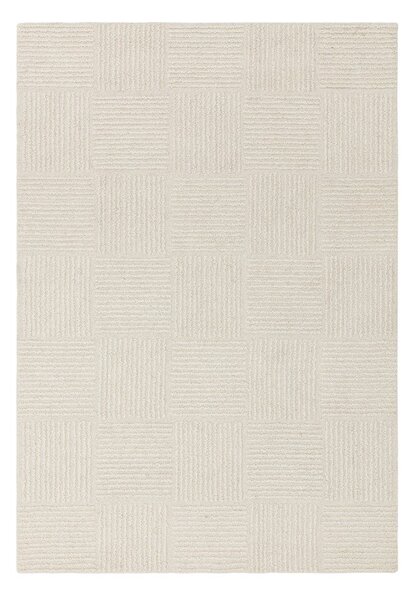 Elefántcsont színű kézi szövésű gyapjú szőnyeg 120x170 cm Zennith Grid – Asiatic Carpets