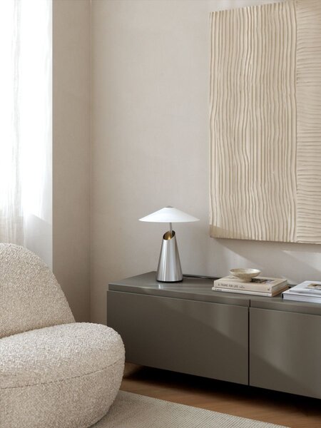 Nordlux modern asztali lámpa taido fehér króm nor2320375033