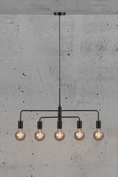 Nordlux loft modern függeszték gloom fekete nor2113053003