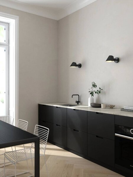 Nordlux modern skandináv fali lámpa stay fekete nor2220381003