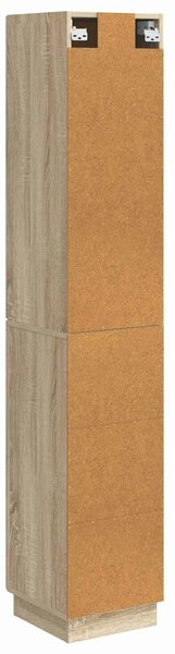 VidaXL Szekrény szett 2 db 33 x 34,5 x 87 cm Szerelt Fa Sonoma Tölgy