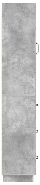VidaXL Szekrény szett 2 db 33 x 34,5 x 87 cm Szerelt Fa Betonszürke