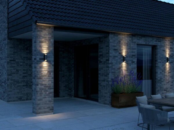 Nordlux modern kültéri fali lámpa nico fekete nor2218231003 IP54