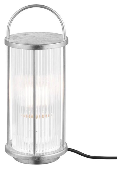 Nordlux loft modern skandináv kültéri asztali lámpa linton ezüst horganyzott nor2218295031 IP54