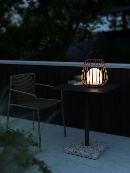 Nordlux modern skandináv kültéri asztali lámpa jim piros nor2218105002 IP54