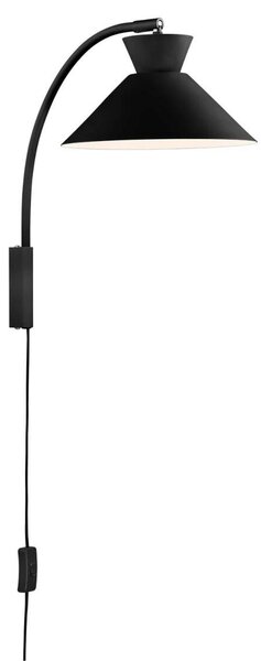 Nordlux modern skandináv fali lámpa dial fekete nor2213371003