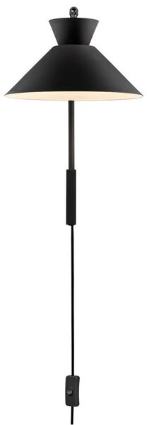 Nordlux modern skandináv fali lámpa dial fekete nor2213371003