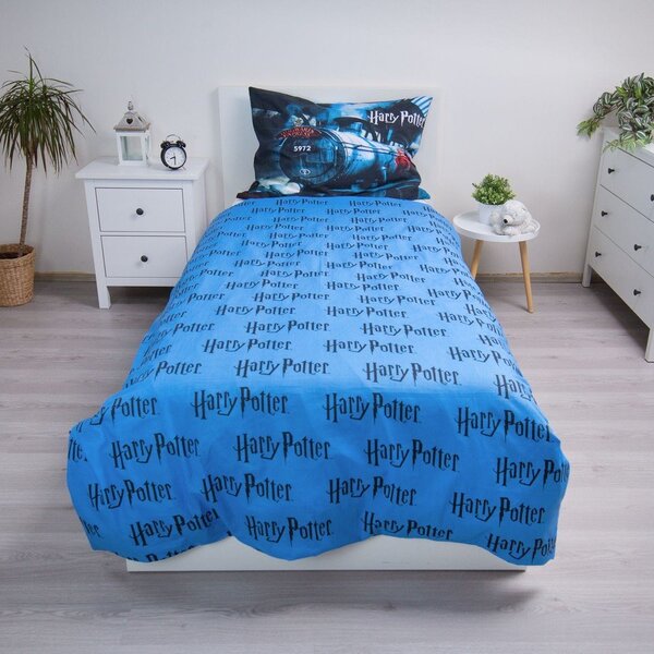 Egyszemélyes pamut gyerek ágyneműhuzat 140x200 cm Harry Potter "Hogwarts Express" – Jerry Fabrics