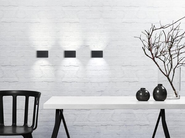 Nordlux modern kültéri fali lámpa nene fekete nor872723 IP54