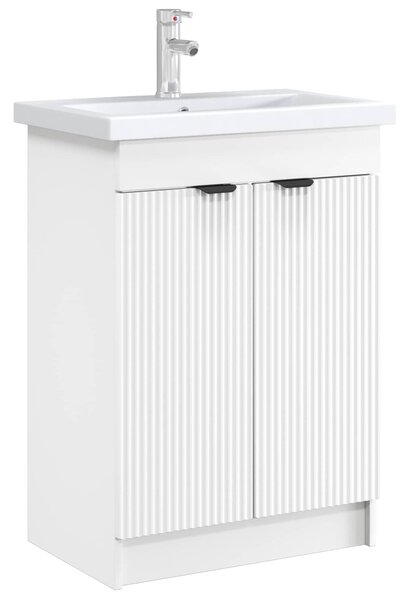VidaXL Fürdőszobai Mosdó Alatti Szekrény Fehér 78,5 x 37,5 x 81 cm