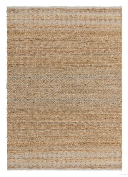 Natúr színű kézi szövésű jutakeverék szőnyeg 200x290 cm Asher Natural – Asiatic Carpets