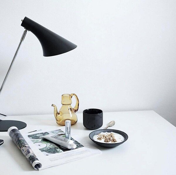 Nordlux modern asztali lámpa vanila fekete nor72695003