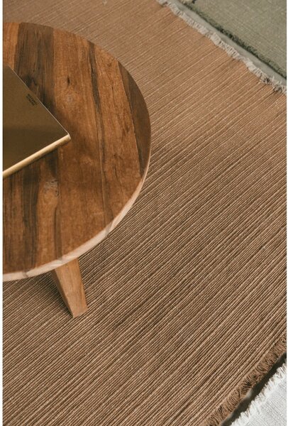 Okkersárga kézi szövésű pamut szőnyeg 140x200 cm Handloom – Lorena Canals