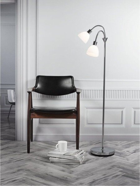 Nordlux modern állólámpa ray fehér króm nor63224033
