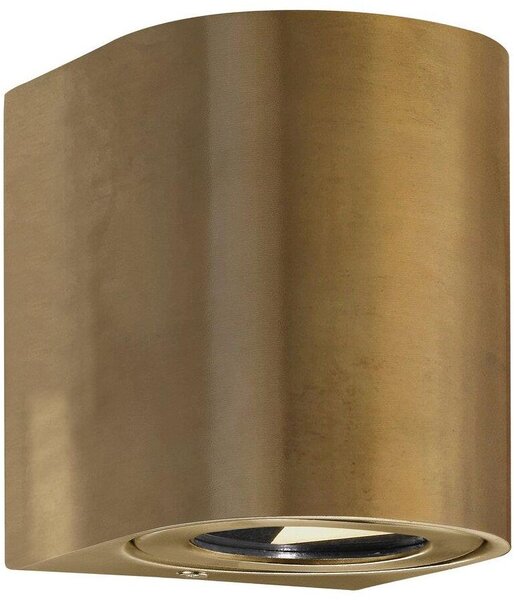 Nordlux modern kültéri fali lámpa canto sárgaréz nor49701035 IP44