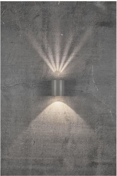 Nordlux modern kültéri fali lámpa canto szürke nor49701010 IP44