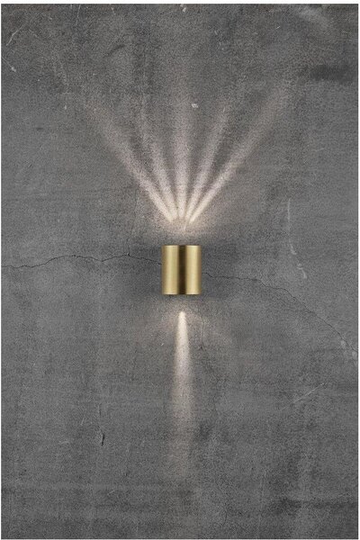 Nordlux modern kültéri fali lámpa canto sárgaréz nor49701035 IP44