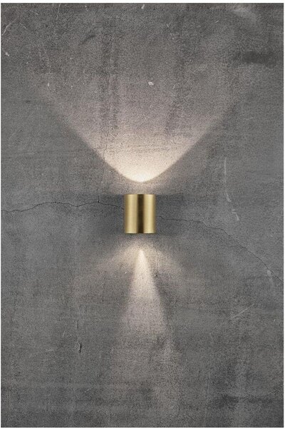 Nordlux modern kültéri fali lámpa canto sárgaréz nor49701035 IP44